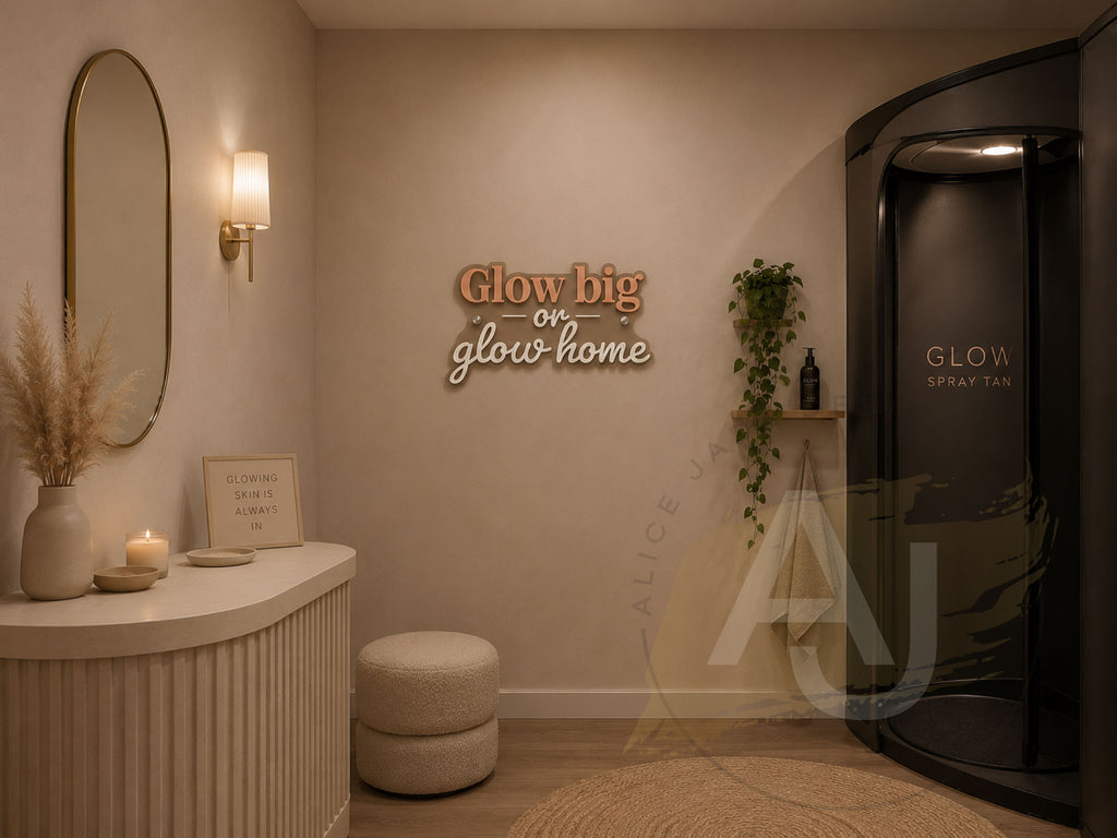 Glow Big or Glow Home Acrylic Wall Sign