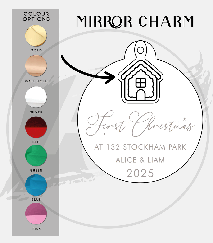 New Home Christmas Decoration | House Charm Bauble