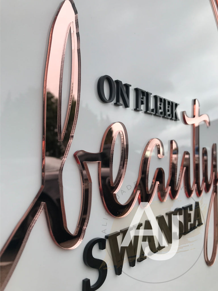 Custom Circle Logo Sign