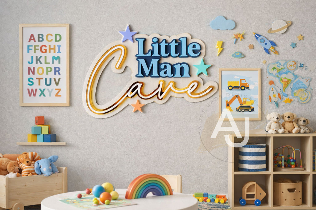 Little Man Cave Sign