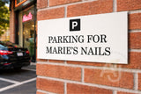 Personalised Parking Sign
