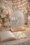 Guest Book Wedding Party Table Sign