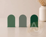 A5 Acrylic Arch Signs | Small Freestanding Sign | Market Display Sign | Modern Acrylic Place Card