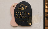 Boutique CCTV Sign for Beauty Salons, Clinics & Studios