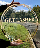 Custom Circle Logo Sign