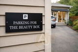 Personalised Parking Sign