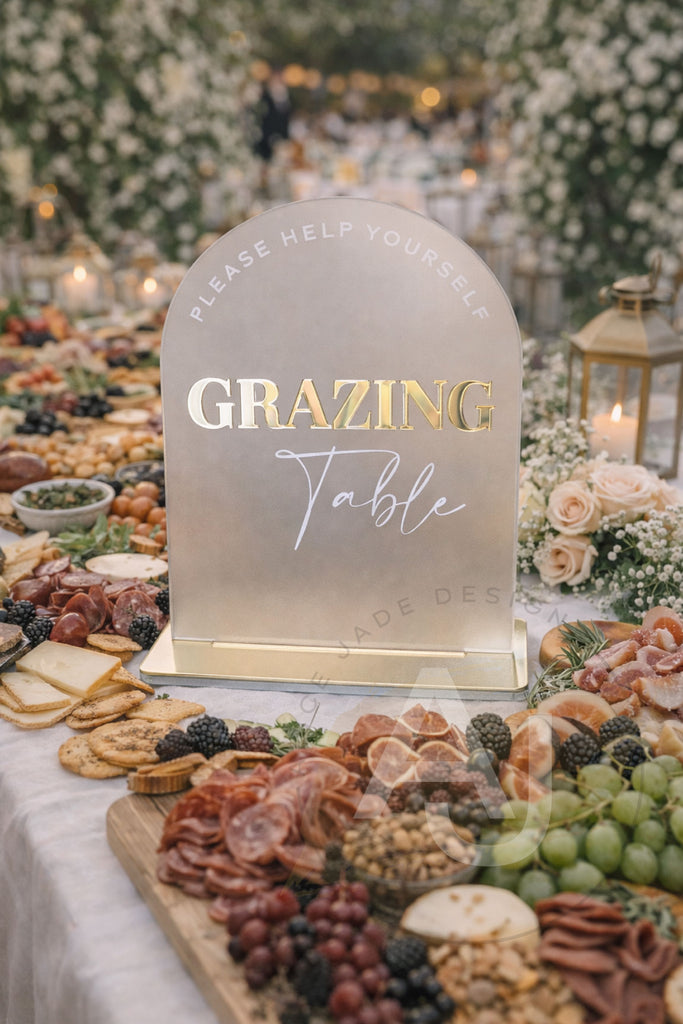Grazing Table Wedding Party Sign