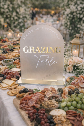 Grazing Table Wedding Party Sign