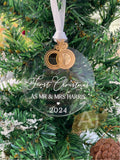 First Christmas Married Christmas Decoration | Married Charm Bauble
