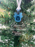 Baby's First Christmas Decoration | Reindeer Charm Bauble
