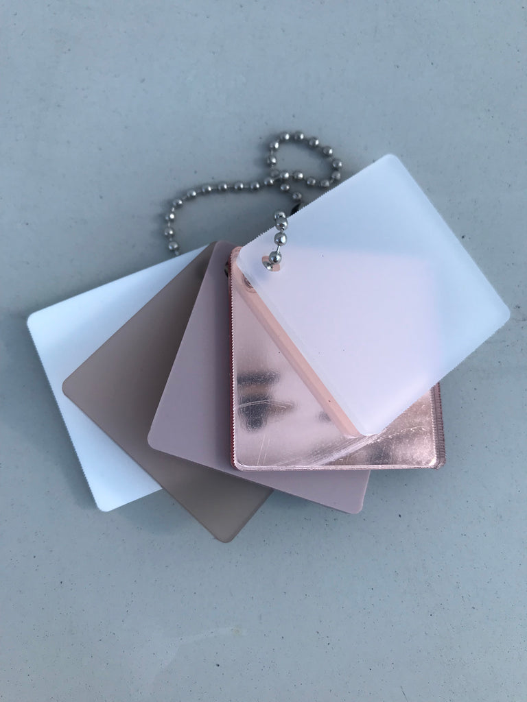 Acrylic Colour Swatch Samples